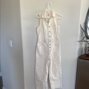 Levi's Cream Jumpsuit